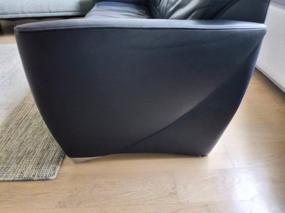 Image 1 of Leather 3-seater sofa Jori Angel