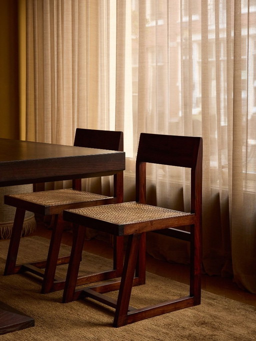 Pierre Jeanneret Chandigarh eetkamerstoel PJ-SI-54-A