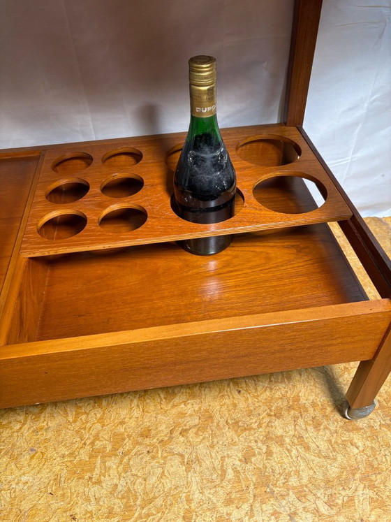 Prachtige Vintage Remploy Teak Uitschuifbare Serveerwagen | 1960 | Scandinavisch Design | Mid-Century Retro (photo 7 of 15)