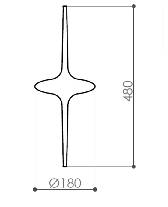Melogranoblu Datura Pendant – Hanglampen, Glass (photo 2 of 6)