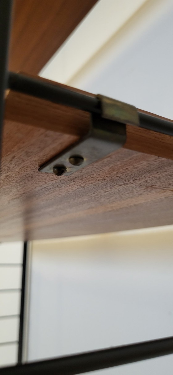 Scaffali a muro STRING - WHB 1960/1970, STRING WHB, Legno, Metallo, Marrone, Mid Century Modern (foto 5 di 9)
