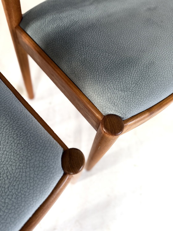 Image 1 of 4x sedie da sala da pranzo vintage 'Ole', Koefoeds Hornslet '70