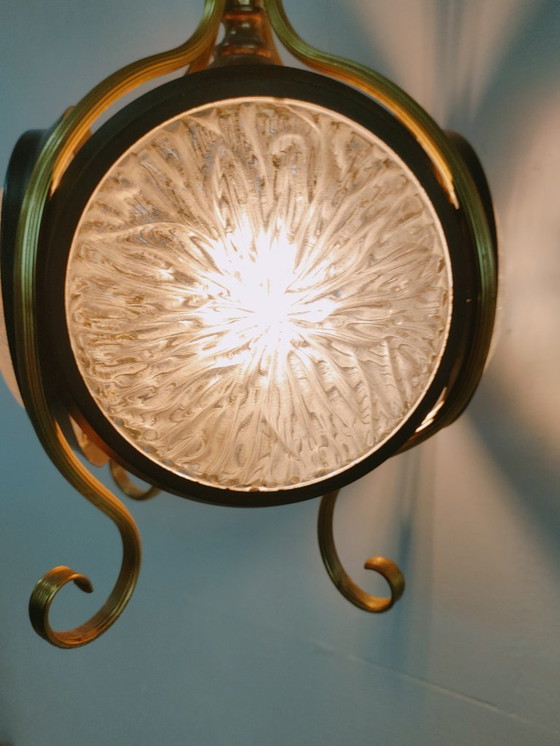 Image 1 of Hermosa lámpara de techo de araña de los años 60