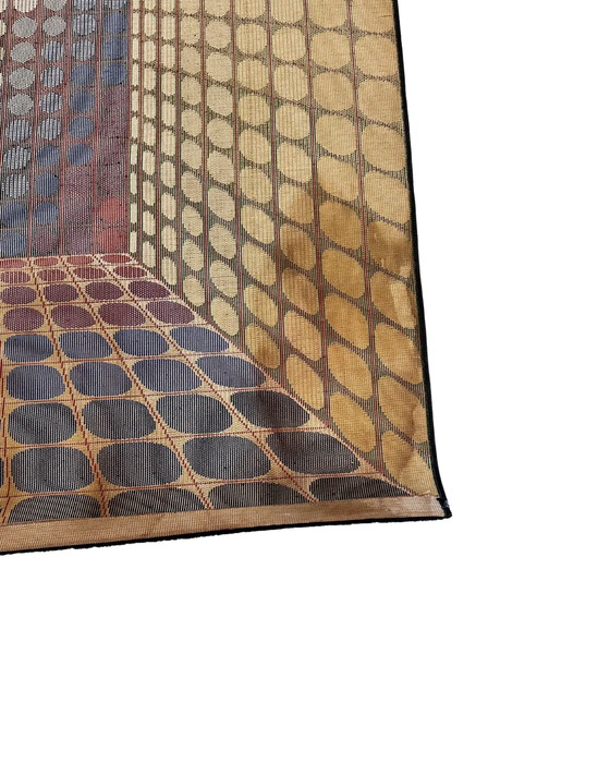 Image 1 of Geometrischer 3D-Op-Art-Teppich im Stil von Victor Vasarely Herkunft: Deutschland, 1970er Jahre