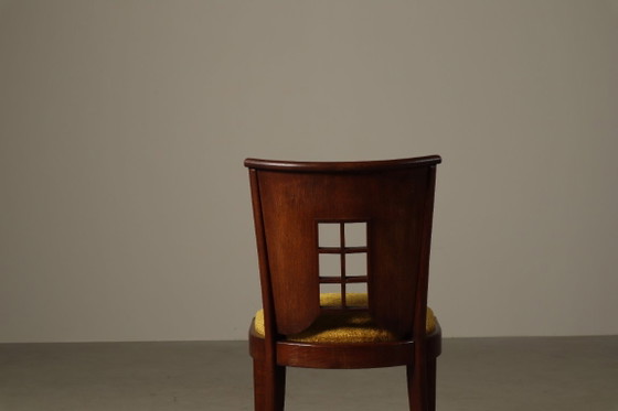 Image 1 of Set of six Art Deco dining chairs, circa 1930