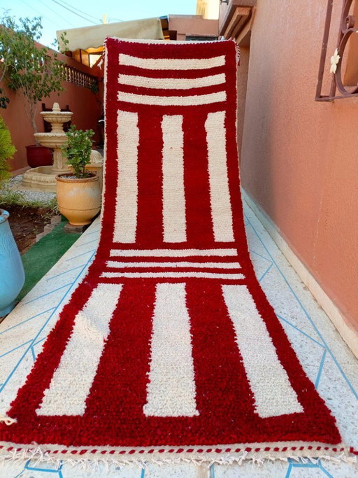 Handgemaakt loperkleed 300 cm x 90 cm