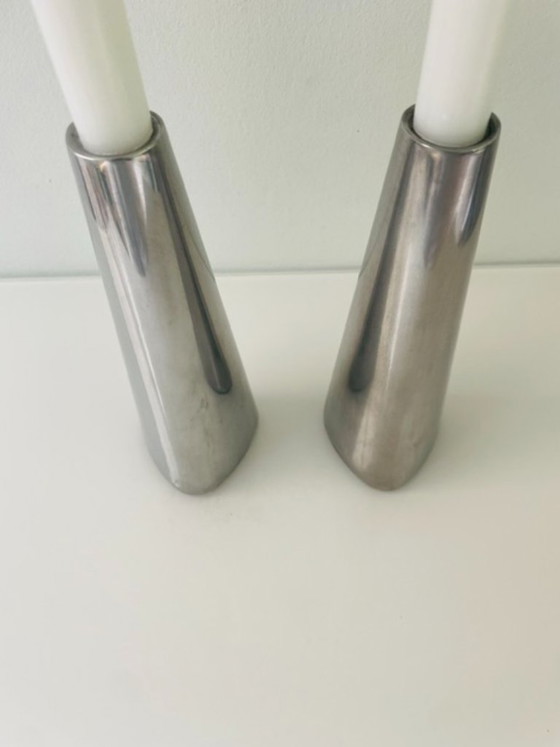Image 1 of IKEA RENOS kandelaars Ehlén Johansson vintage design set
