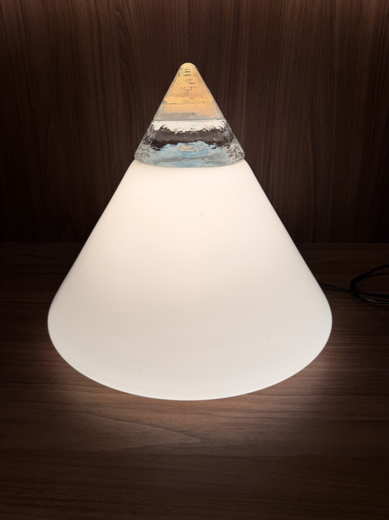 Image 1 of Lampada da tavolo in vetro di Murano Rio, realizzata da Giusto Toso per Leucos, Italia, 1977.