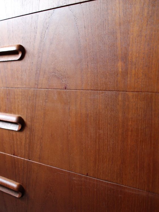 Image 1 of Vintage Danish teak chest of drawers
