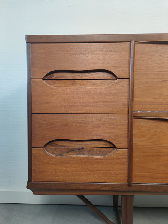 Image 1 of Unique Vintage Danish Sideboard In Teak With Rosewood