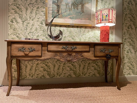 Image 1 of Moissonnier Regency hunting table