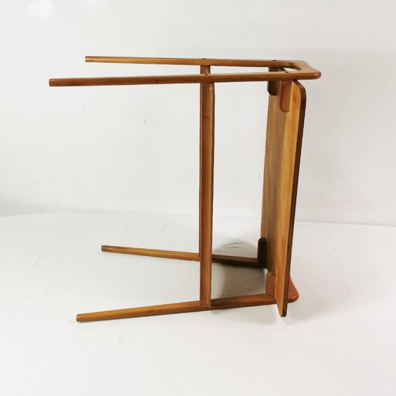 Modernistische bijzettafel, Duitsland, jaren 60. – Wood (photo 11 of 12)