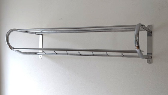 Garderobenständer in Gispen, Bauhaus-Stil, Chrom – Kleiderständer, Chrome (photo 4 of 11)