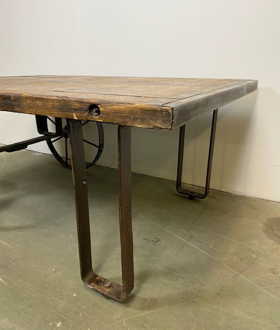 Image 1 of Vintage Industrial Coffee Table, 1950s
