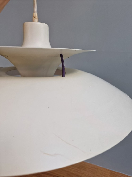 Mooie Vintage Witte Louis Poulsen PH 5 Hanglamp – Hanglampen, Metal (photo 10 of 10)