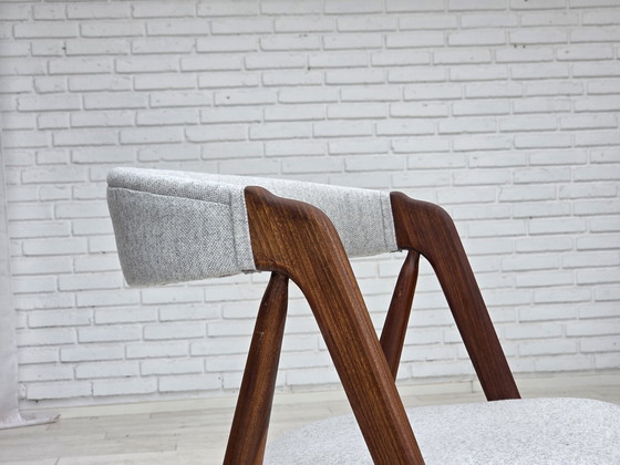 Image 1 of 1960s, Danish design by Th.Harlev, model 205, set of 4 reupholstered chairs.
