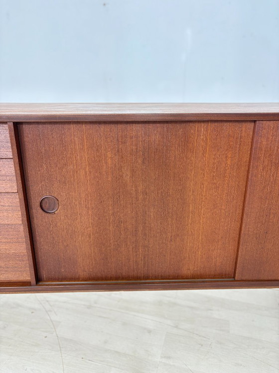 Image 1 of Very beautiful mid-century sideboard / teak sideboard from the 1960s / vintage teak sideboard