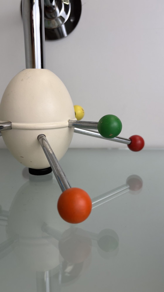 Image 1 of Vintage IKEA Sputnik Borsani wall coat rack - Space Age - Eighties