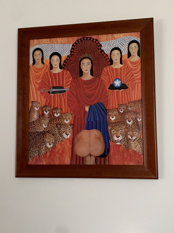 Image 1 of Unique framed art reproduction