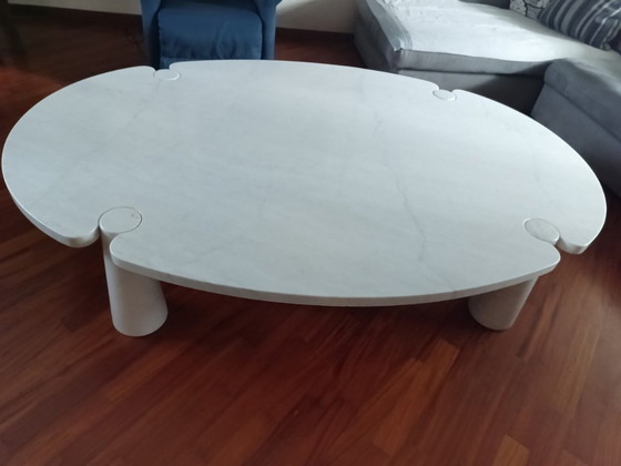 Image 1 of Grande Tavolo in marmo bianco di carrara di Mangiarotti per skipper