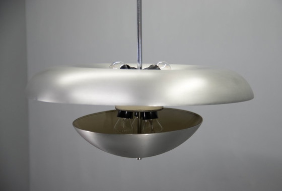 Image 1 of Lustre Bauhaus de Franta Anyz pour Napako, étiqueté, années 1940