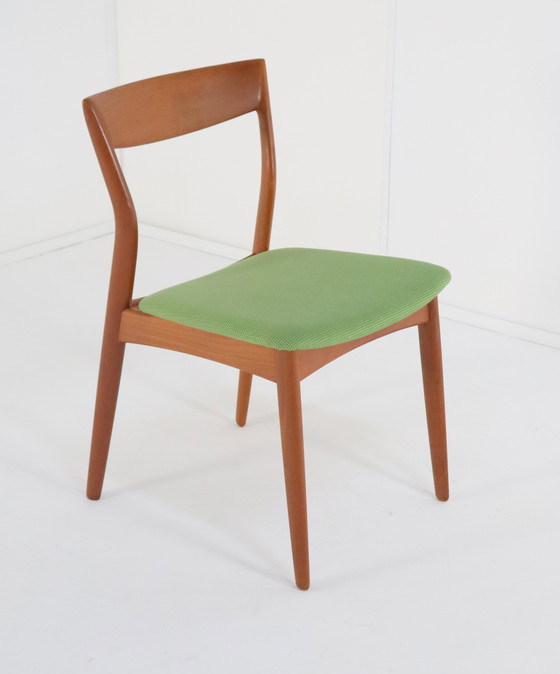 Image 1 of 4X R. Borregaard Voor Viborg Stoelen Eetkamerstoelen Vintage Deens