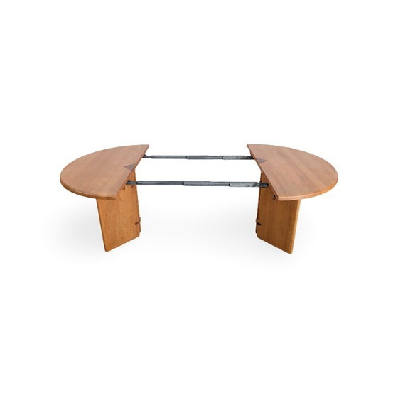 Image 1 of Søren Nissen Ebbe Gehl dining table Seltz noble beech France 1980