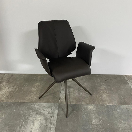 Uf, juego de 6 – Bert Plantagie, Sillas de comedor, Leather, Calfskin (photo 4 of 7)