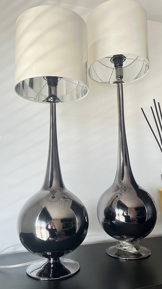 Image 1 of Juego de 2 lámparas de diseño exclusivas de Les Héritiers, Eric Kuster