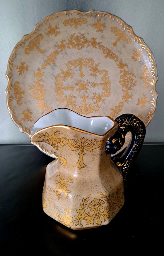 Image 1 of Set schaal en kruik made in China 