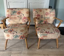 Coctailfauteuil Mid Century set