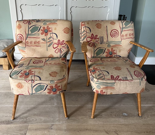 Ensemble Coctailfauteuil Mid Century