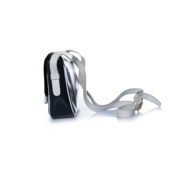 Bolso Celine de piel negra con borla y detalles blancos. – Céline, Bolsos de hombro, Calfskin (photo 6 of 13)