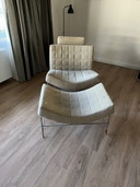 Leolux Volare Fauteuil avec pouf