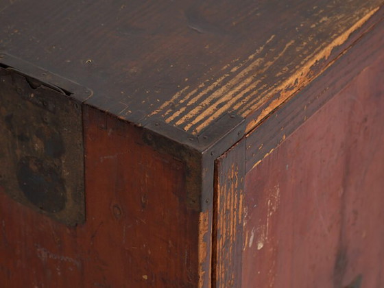 Small antique Japanese cupboard - Meiji / Taishō Period (c. ) #68 – Storage cabinet, Iron (photo 14 of 40)