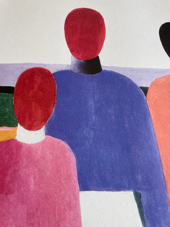 Image 1 of Kazimir Severinovich Malevich (1878-1935), Tres figuras femeninas, (ca. 1928-1932), Impreso en Italia