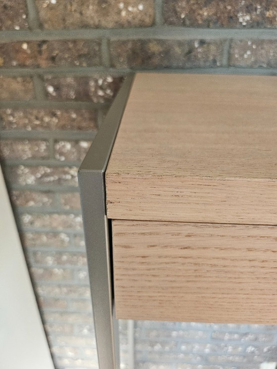 Image 1 of Tavolino moderno in legno con struttura in metallo8