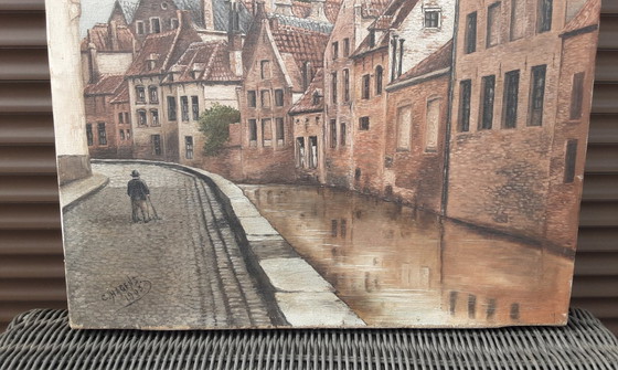 Image 1 of Charles Hagens , óleo sobre lienzo , 1905 , Lovaina