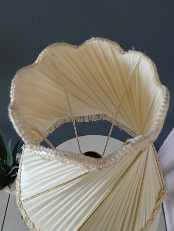 Vintage Herda Kolom Tafellamp – Hollywood Regency – 56 cm – Uitstekende Staat – Tafellampen, Brass (photo 9 of 12)