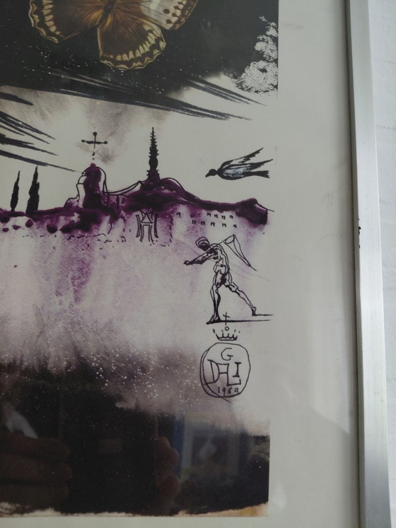 Poster Salvador Dali: Archangel Fighting the Demon, Salvador Dalí, Art, Metal, Paper, Black (photo 3 of 5)