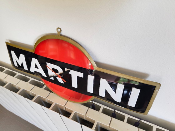 Image 1 of Vintage Martini metalen bord/klok