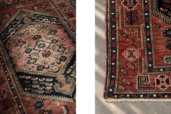 Tappeto Hamadan Kamse orientale vintage tessuto a mano dal Medio Oriente, anni '60 – Oggetti decorativi (photo 11 of 14)