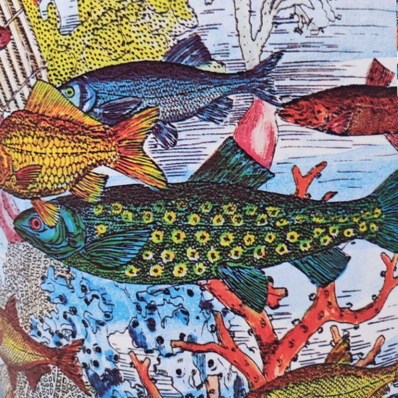 Image 1 of Wunderschöne Stehlampe „Aquarium“ aus den 1990er Jahren von Piero Fornasetti für Antonangeli