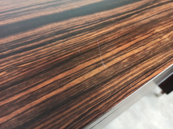 Image 1 of Bureau vintage de style Art déco en ébène de Macassar