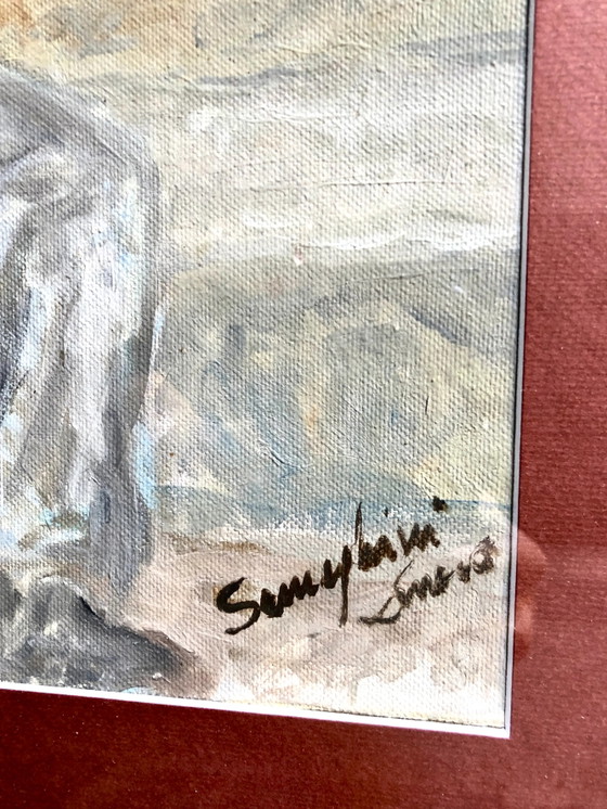 Peinture à l'huile sur toile des années 1930 par Lucio Semeghini, Peintures et dessins (photo 3 sur 3)