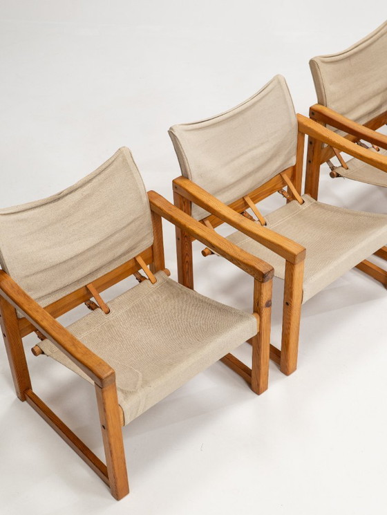 Image 1 of Midcentury Modern Set of Four Karin Mobring Armchairs Model Diana by Ikea in Sweden, 1970s