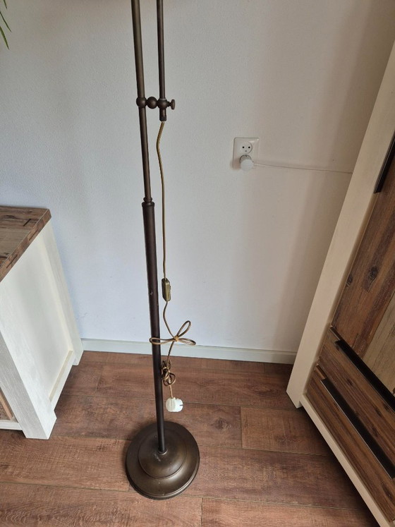 Lampada da terra - Lampada a stelo - Vetro opalino - Berliner - 1 Paralume. – Lampade da terra, Metallo (photo 6 of 15)