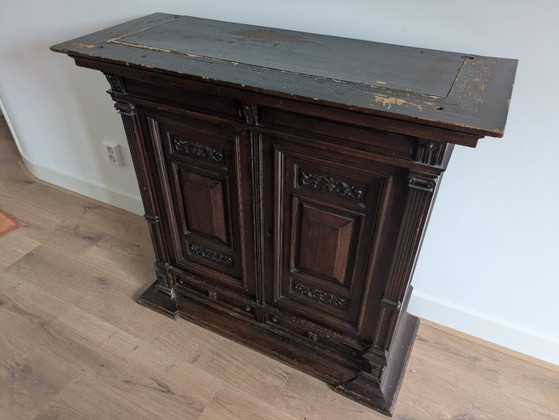 Image 1 of Cabinet ancien, de style néo-Renaissance, probablement 1870-1910