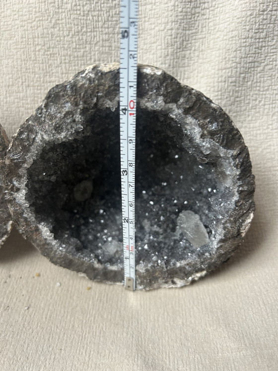 Image 1 of Coconut geode mineral from Las Choyas, Chihuahua, Mexico.