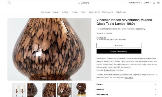 ✨💎Murano Avventurina Table Lamp — Vincenzo Nason, 1969, Perfect Condition💎✨ – Glass (photo 15 of 15)